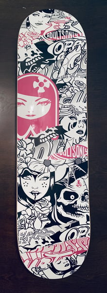 Image of Matt Siren Ghost Girl Skatedeck