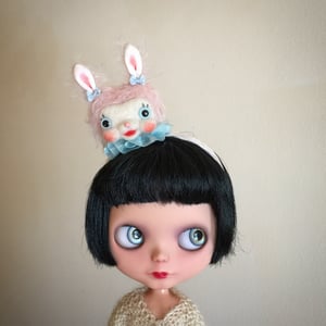 Image of Bunny Head Headband for Neo Blythe