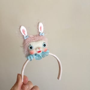 Image of Bunny Head Headband for Neo Blythe