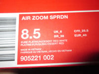 Image of Zoom SPRDN "Pure Platinum/Desert Red" WMNS