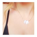 Opalite Drops Necklace - available on sterling silver, gold filled or plated brass chain
