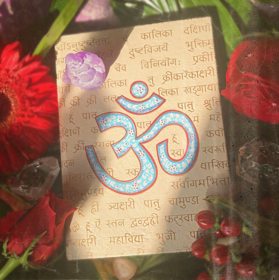 Image of Hand-Painted Om Journal