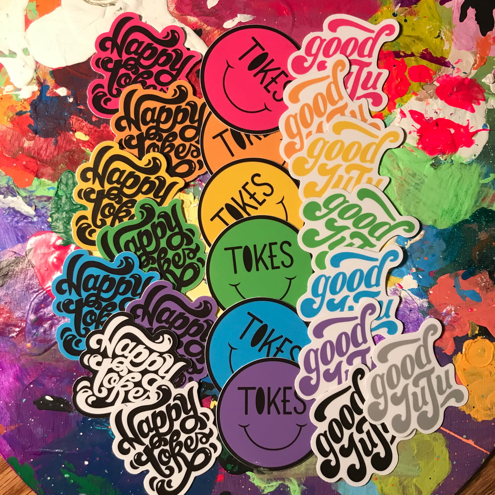 Image of Full HappyTokes Sticker Pack