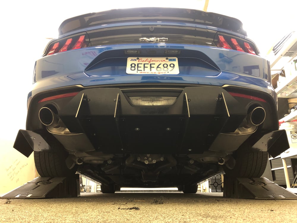 DownForceSolutions — 18’-21’ Ford Mustang rear diffuser
