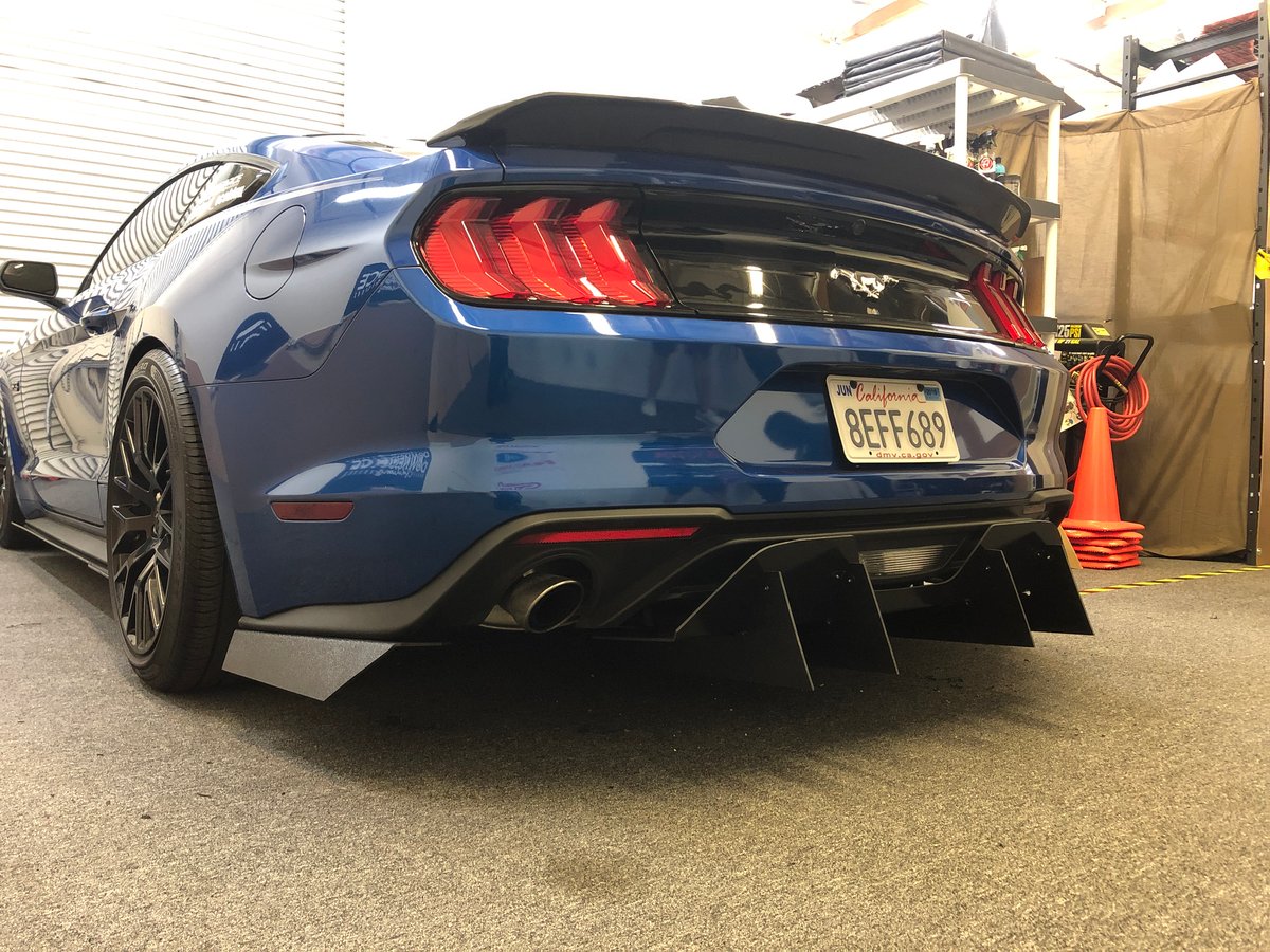 DownForceSolutions — 18’20’ Ford Mustang rear diffuser