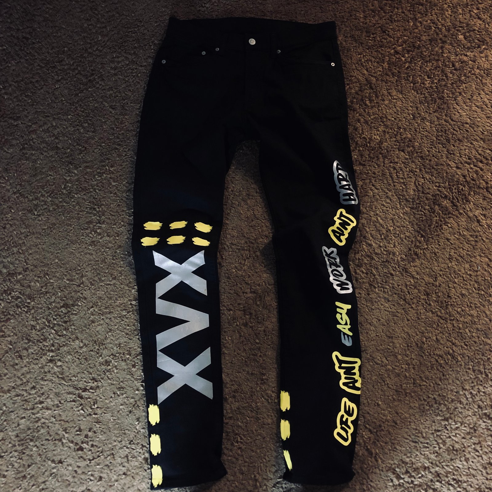 reflective jeans