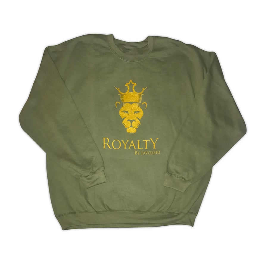 Image of Olive x Gold Royalty (CREWNECK)