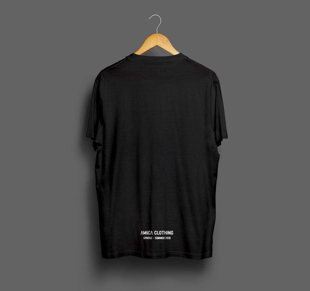 Image of AMICA BLACK INVISIBLE (BACK)