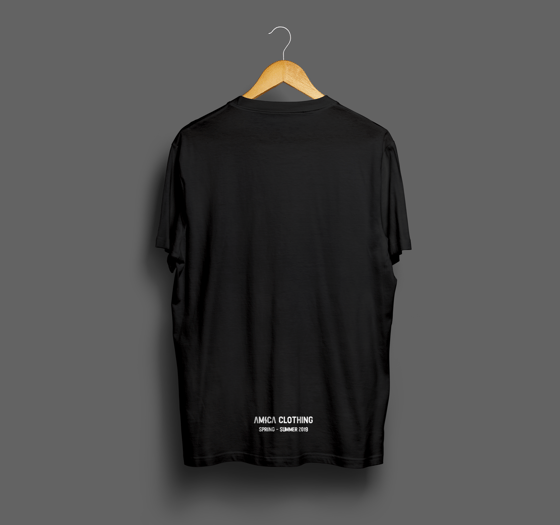 Image of AMICA BLACK INVISIBLE (BACK)