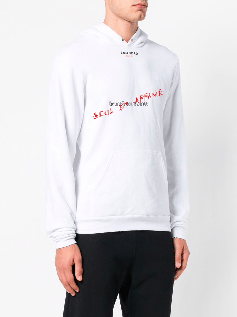 Image of Hoodie Affamé Blanc