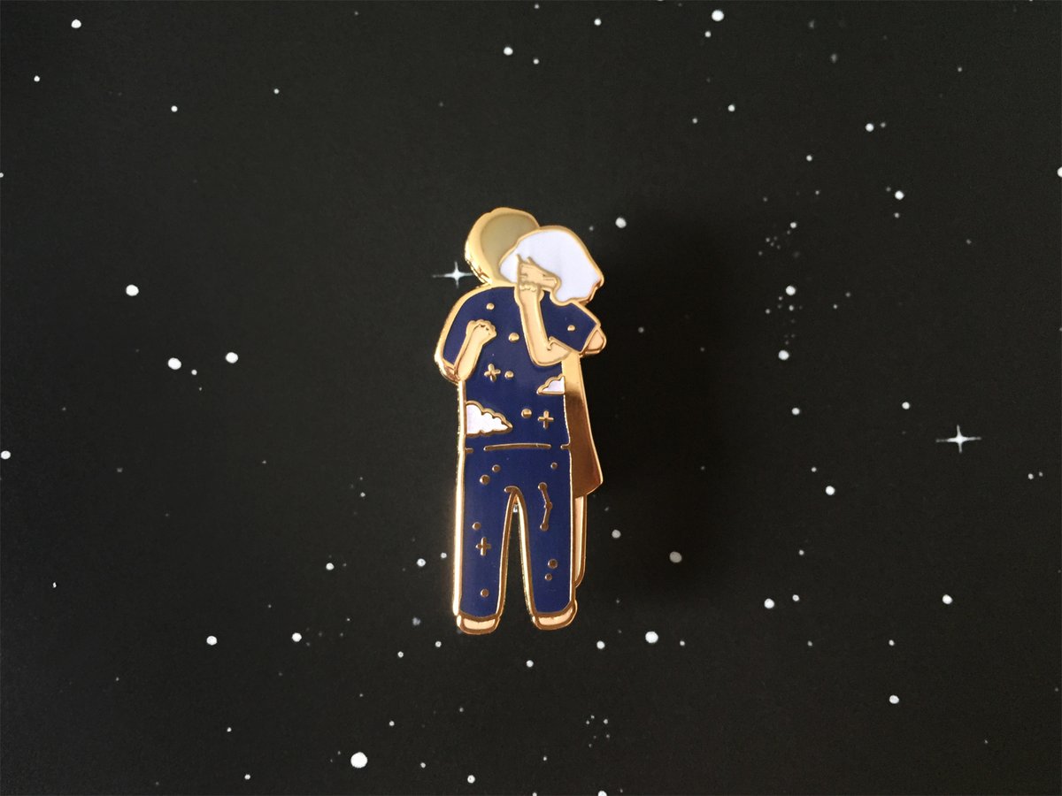 Image of Be Your Night Enamel Pin