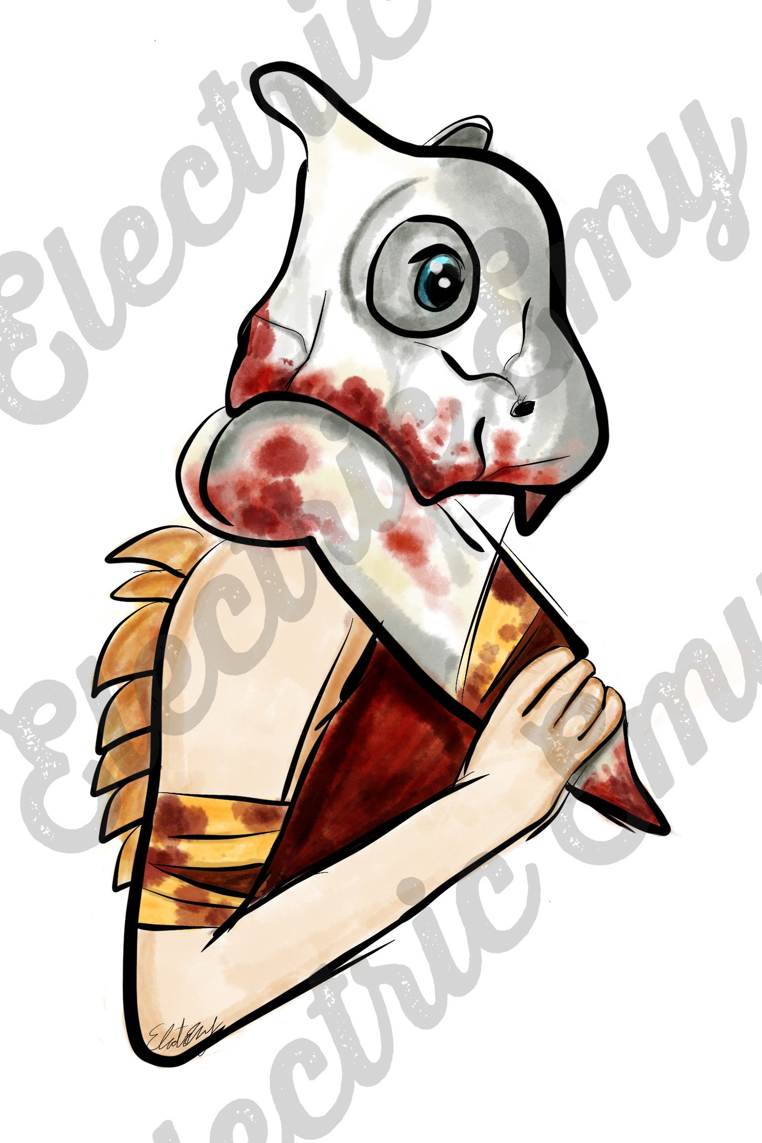 Image of Cubone Art print
