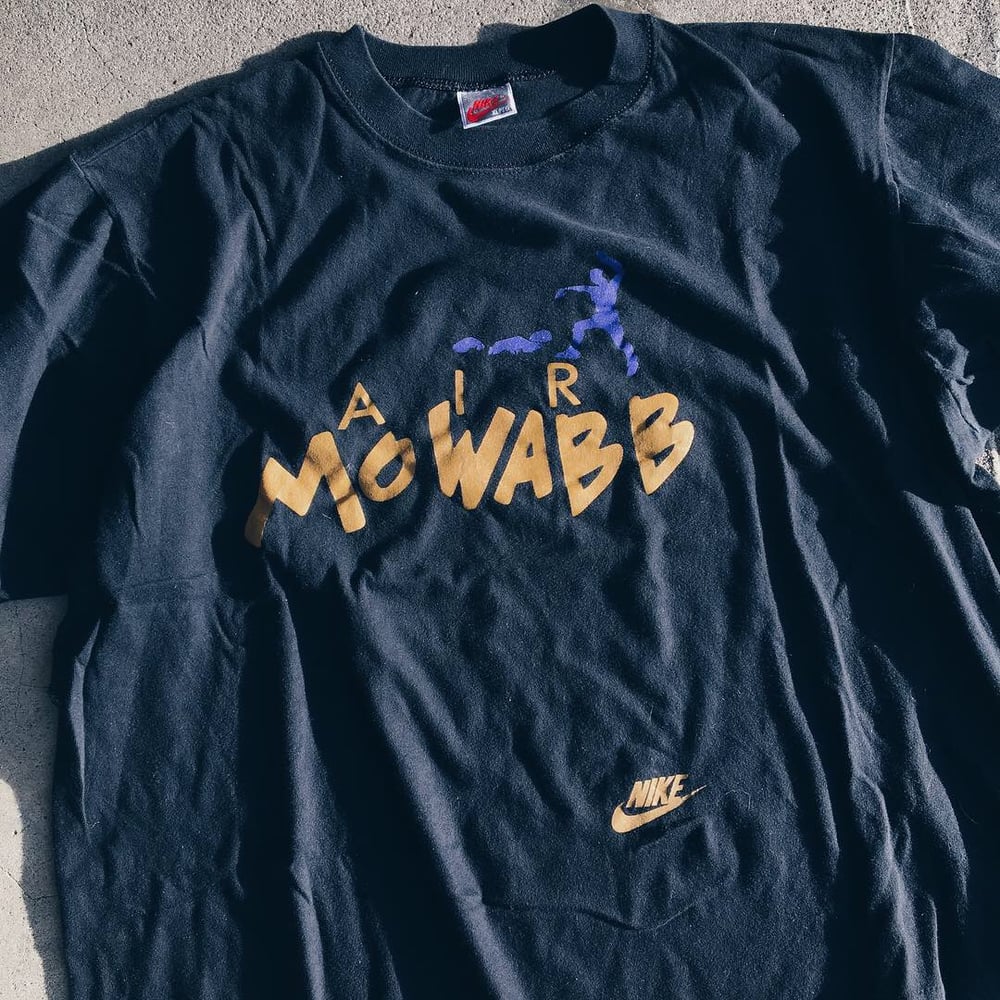 Image of Original 1991 Nike Air Mowabb Tee.