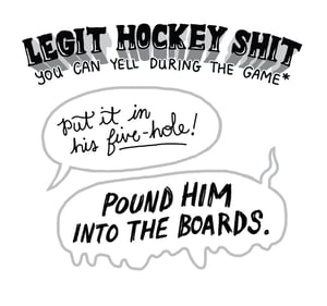 Image of "Hockey Is Gay!" Pamphlet 5-PACK