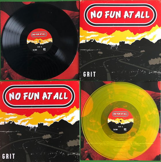 Image of LADV116 - NO FUN AT ALL "grit" LP (European press)