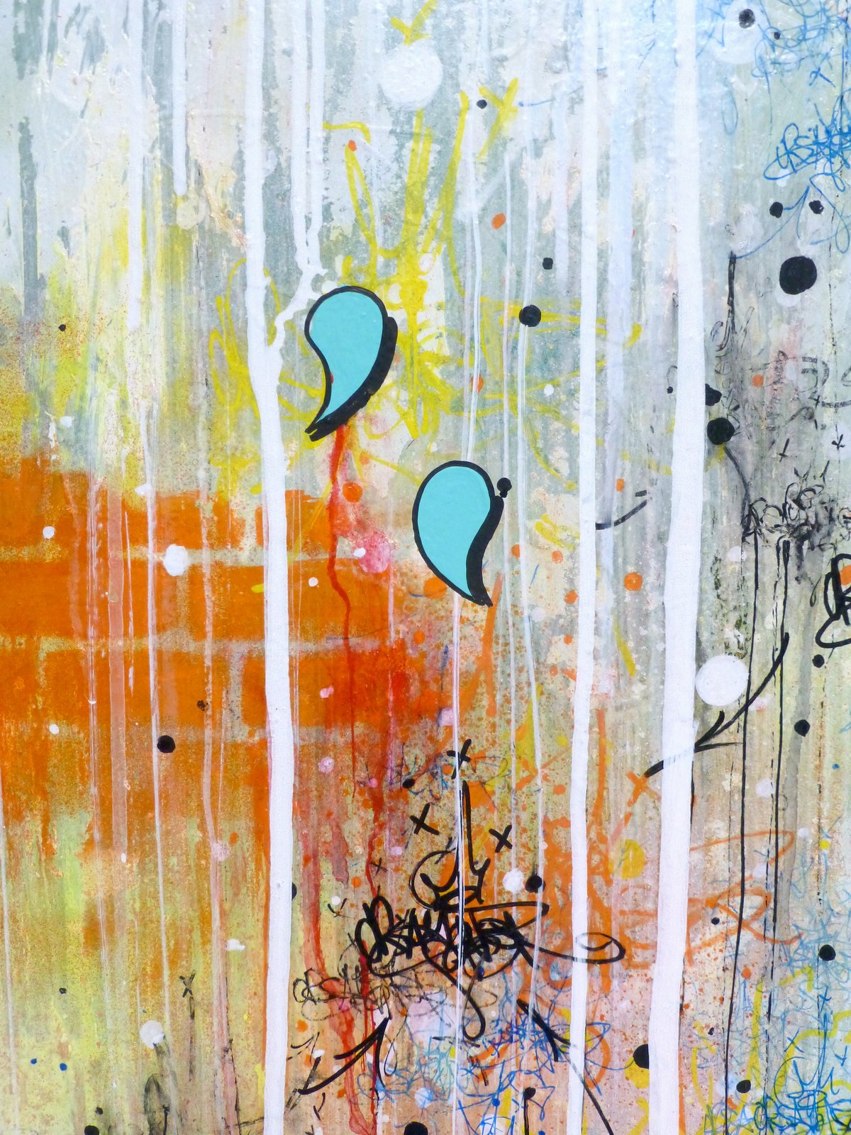 Image of 'POW! 'BRICKLANE''. 2018. Original painting. Signed.