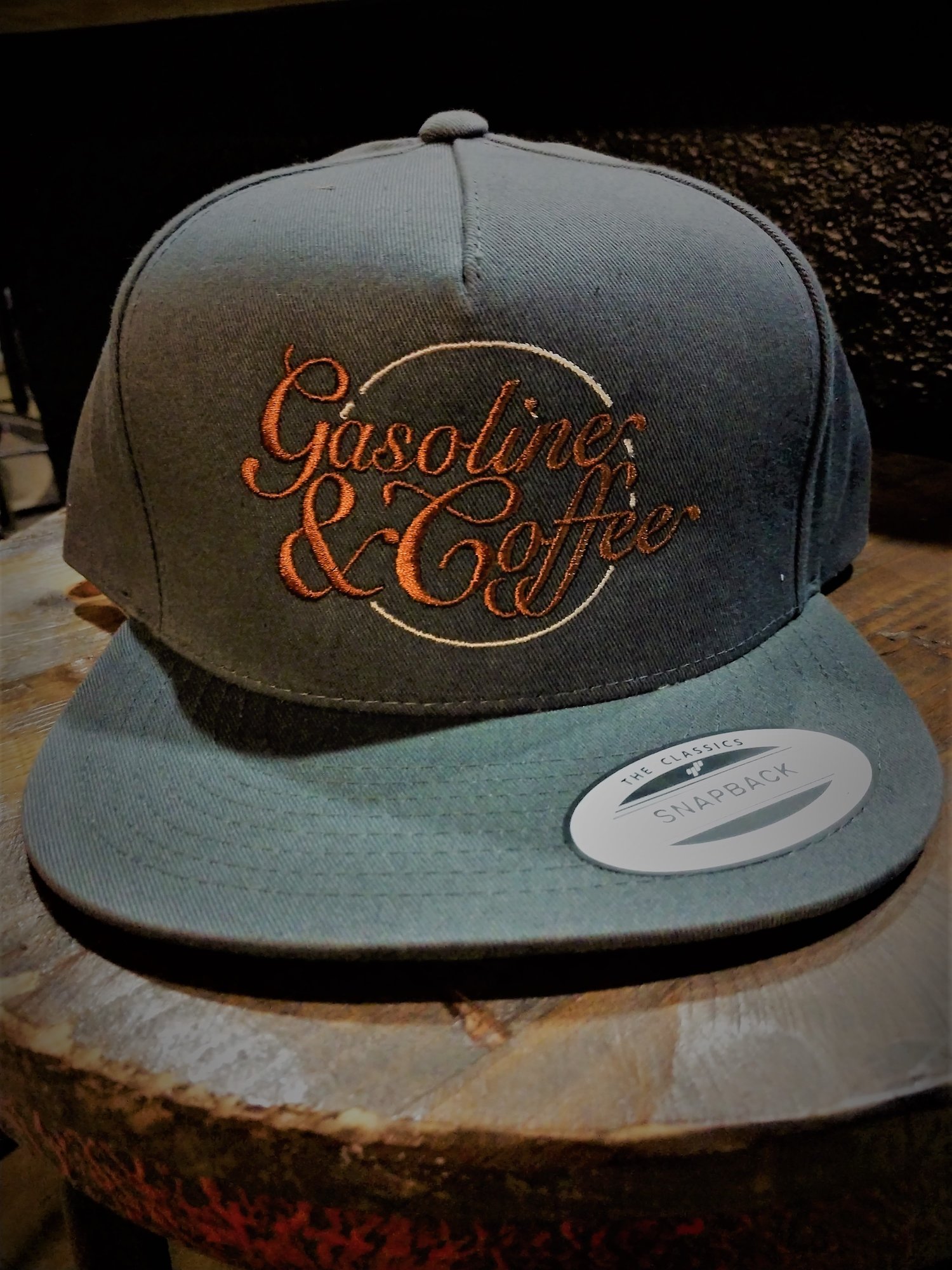 Image of Genuine Gasoline & Coffee SnapBack FlatBill Classics Hat
