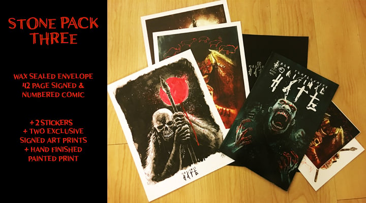 Image of ORIGINAL HATE #2 & STONEPACKS