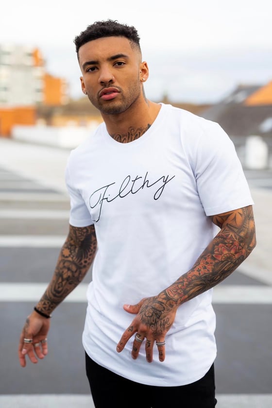 Image of Indiana Script Tee - White