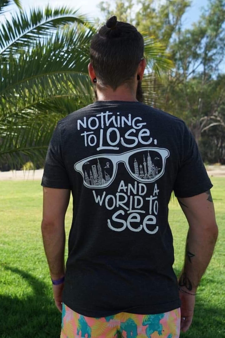 Image of Quote Tee - Dark Grey Heather