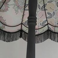 Image of Double Scallop Floral Lampshade