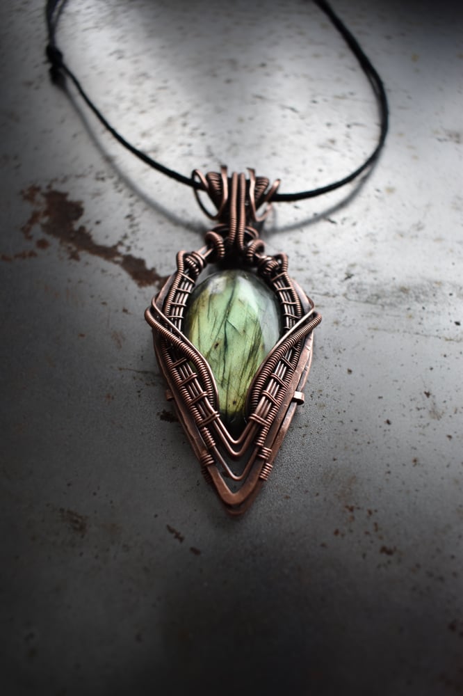 Image of Large Labradorite Necklace