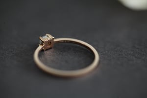 Image of *SALE* 3.0mm Opaque Rose-cut diamond rings (metal options available)
