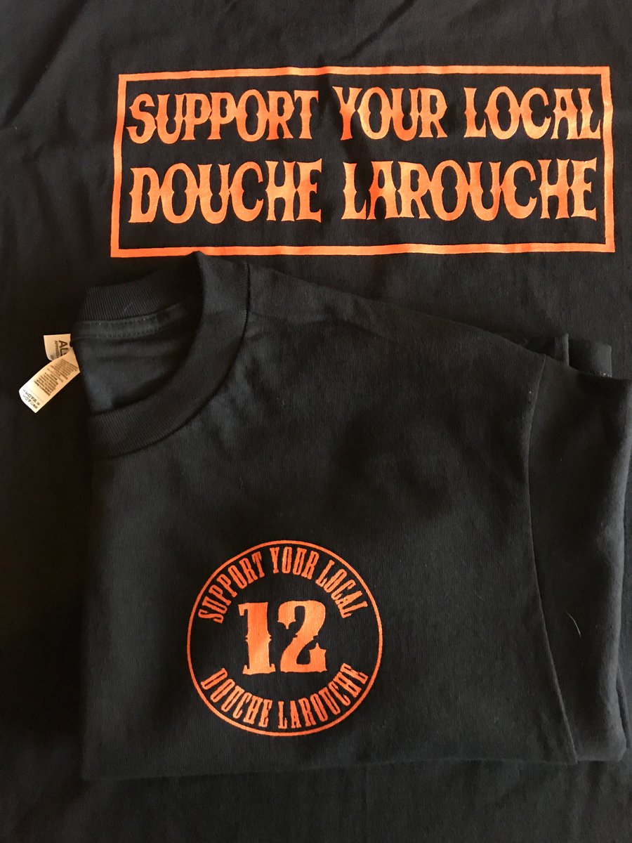 Image of Support Douche LaRouche shirt (black)