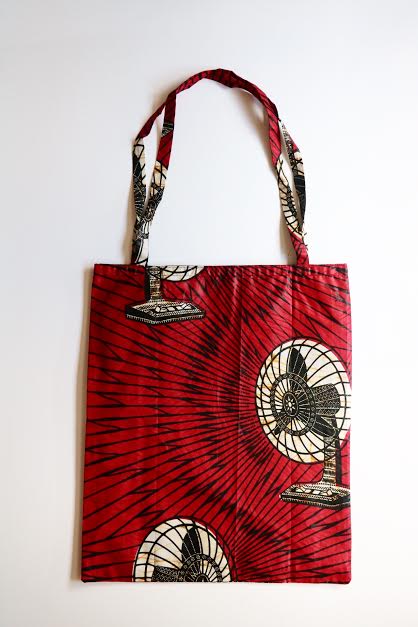 Image of Tote bag en wax "Nabou"