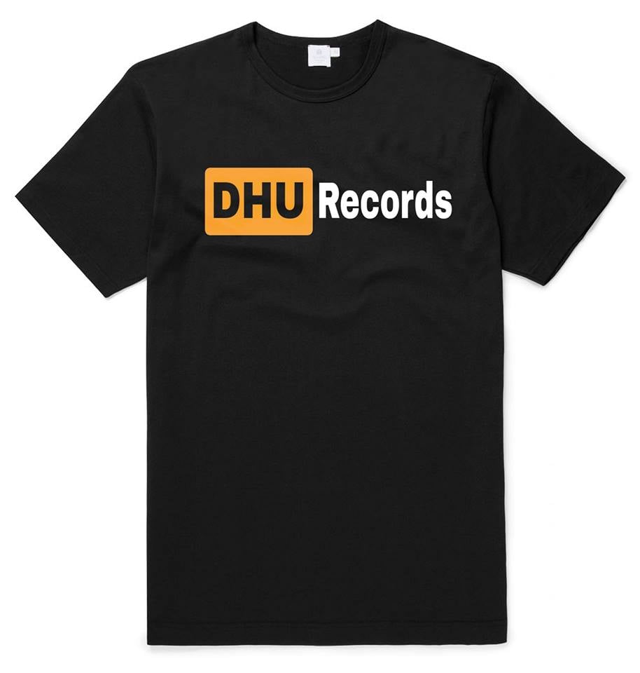 DHU Records Logo/DHU Vinyl porn T-shirt