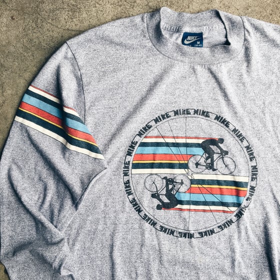 Image of Original 80’s Block Logo Cycle Nike Tee.