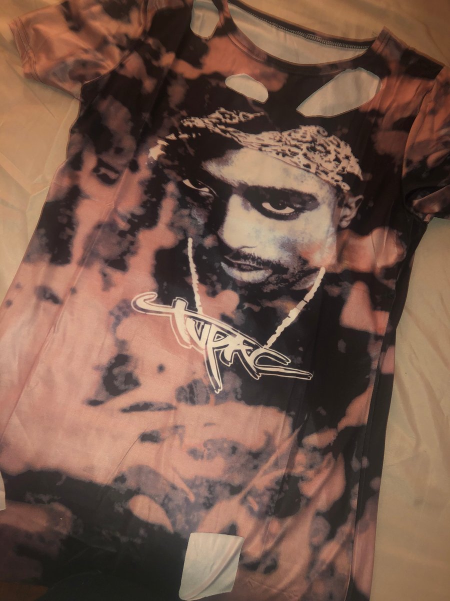 Image of tupac 🙏🏽 t-shirt dress