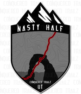 Image of "Nasty Half" Trail Badge