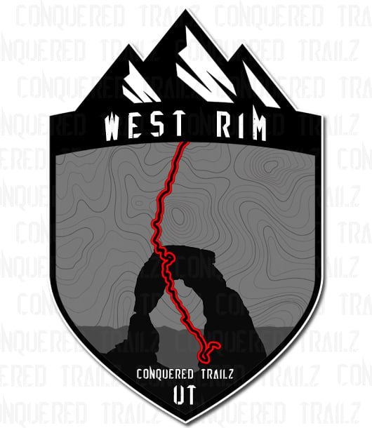 Image of "West Rim" Trail Badge