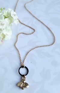 Image 3 of Golden Honey Bee Earrings