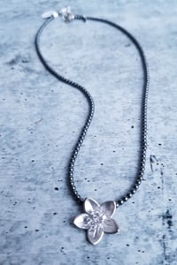 Image 4 of Silver or Gold Lotus Flower Necklace