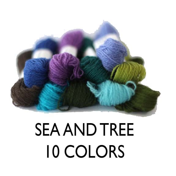 Crewel Wool Embroidery Thread - Sea + Tree Collection