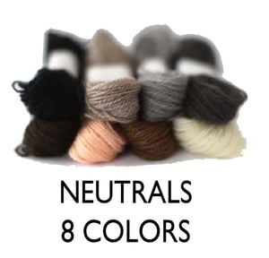 Image of Crewel Wool Embroidery Thread - Neutral Colors