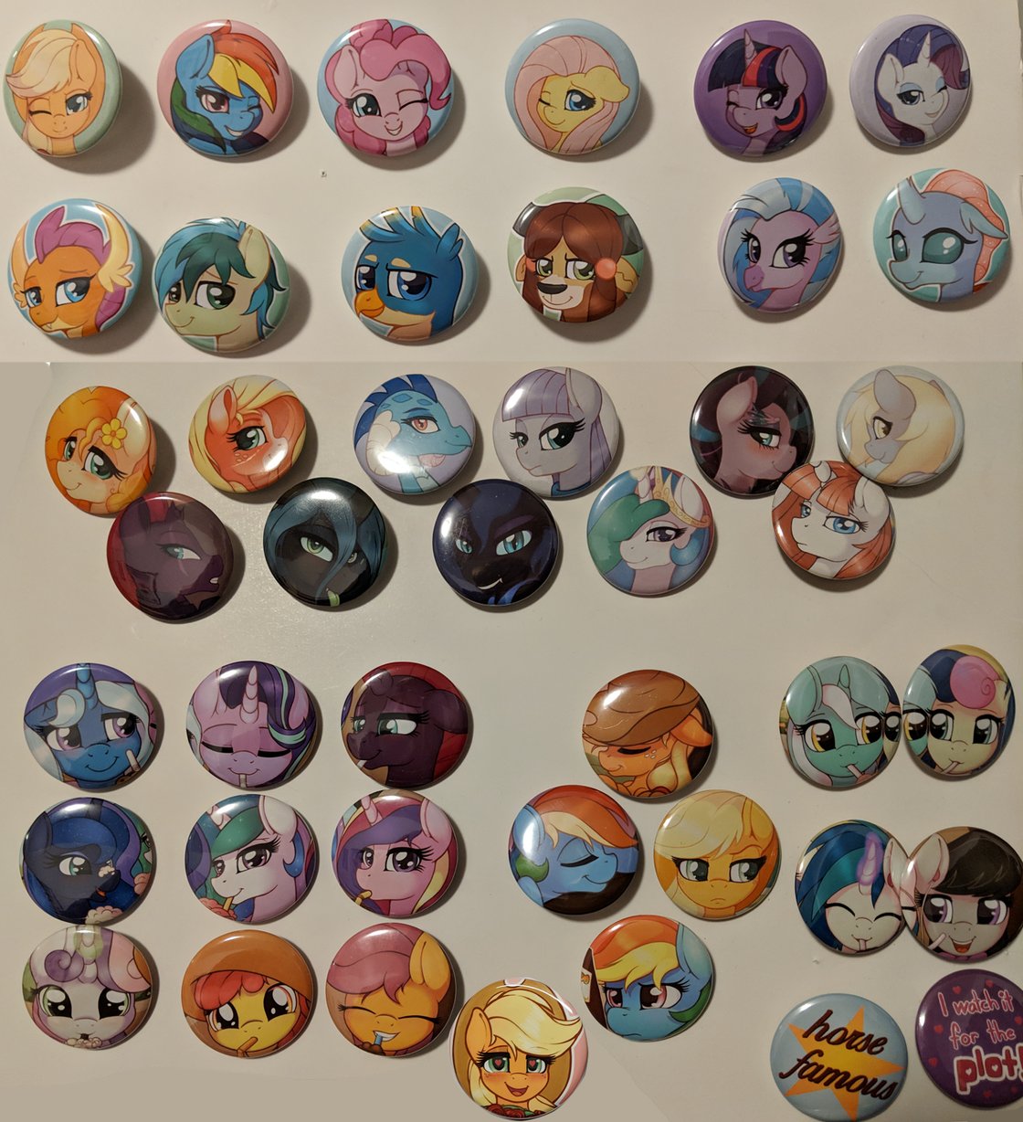 Image of Buttons - Ponies