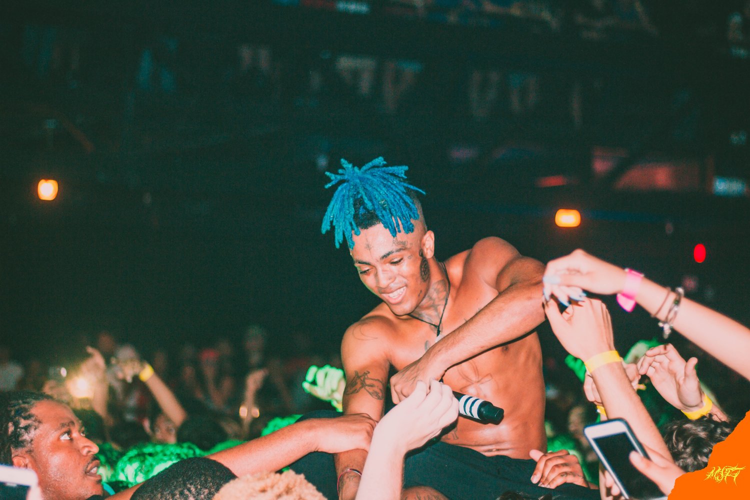 Image of Xxxtentacion Crowd Surfing