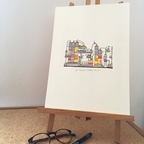Image of Industrial casita (full color)