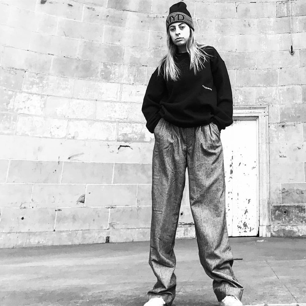 Image of MYD RIB ATHLEISURE SWEATSHIRT