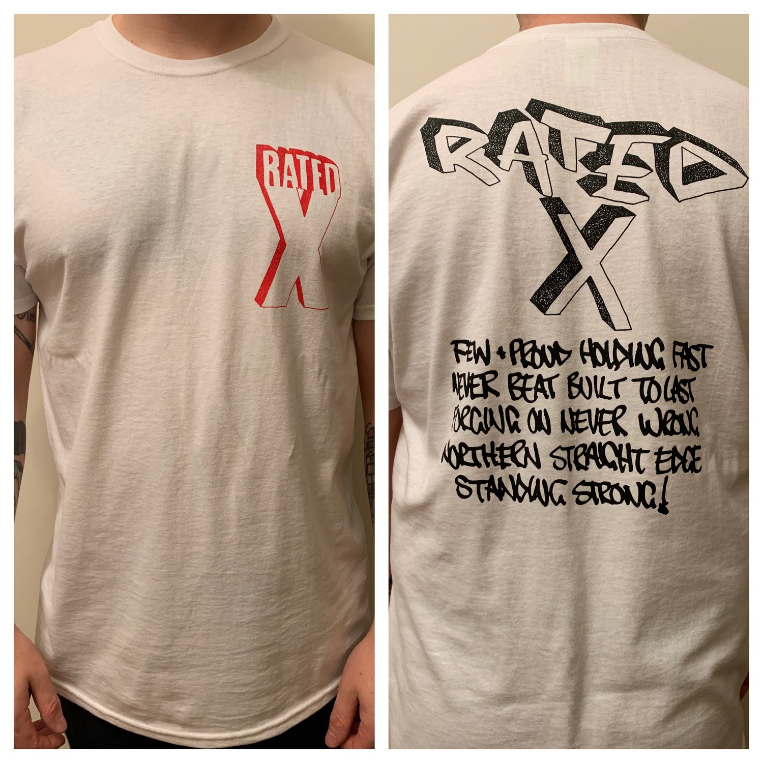 Image of RATED X shirt
