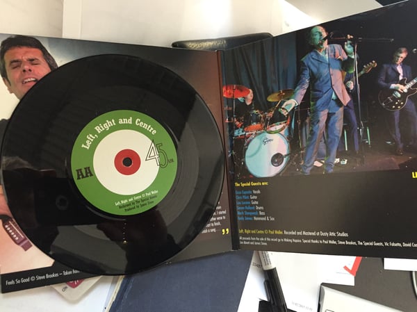 Image of Left, Right & Centre Charity AA side 7 inch single