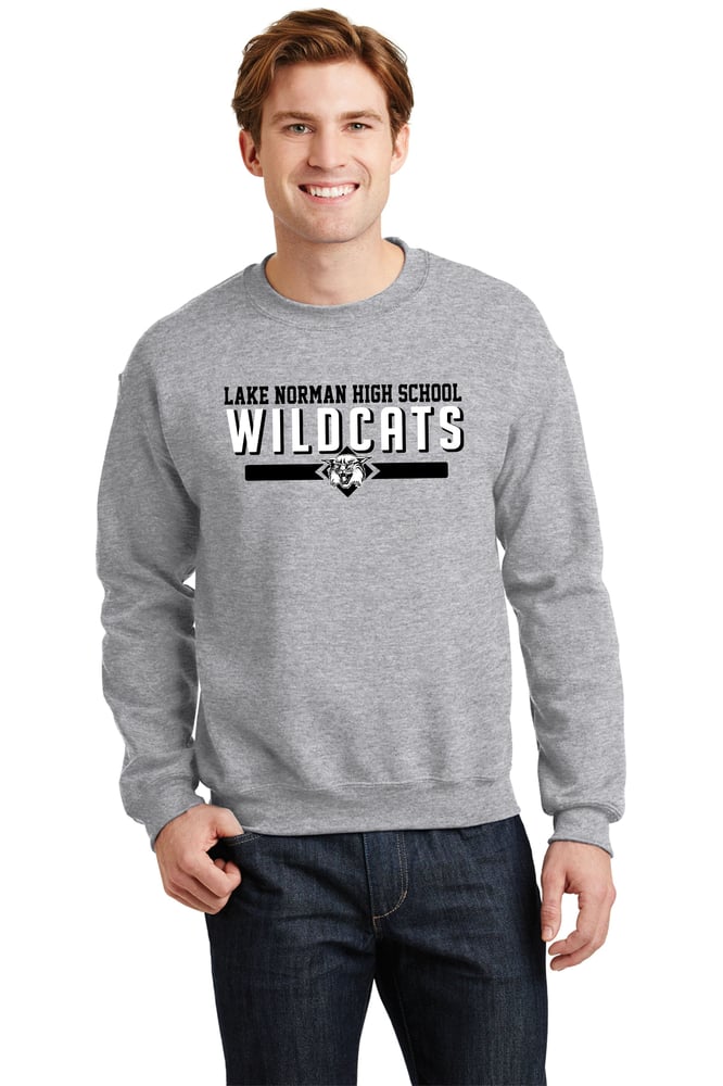 Image of WILDCATS Crewneck Sweatshirt - Gray or Black