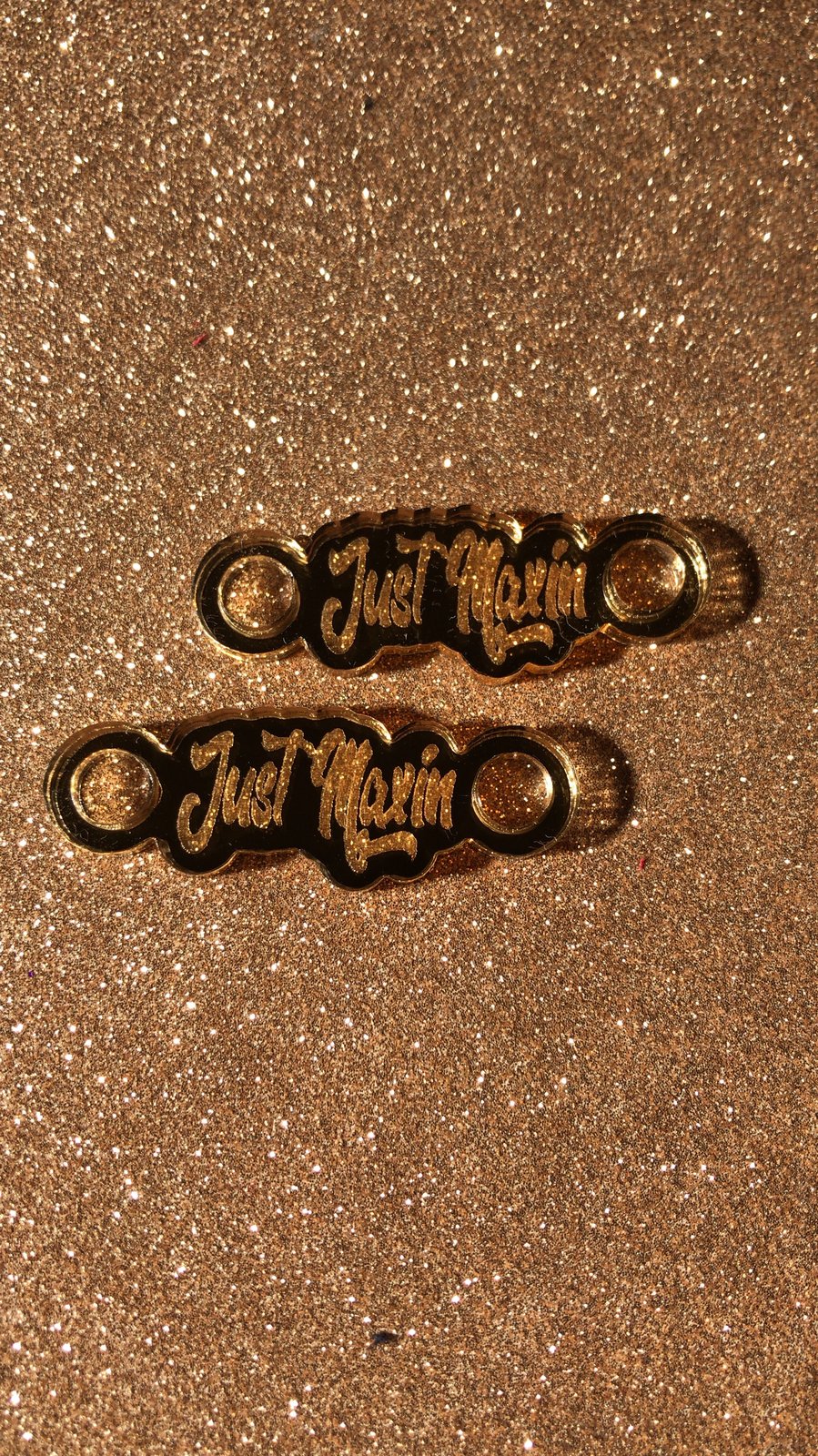 gold lace locks
