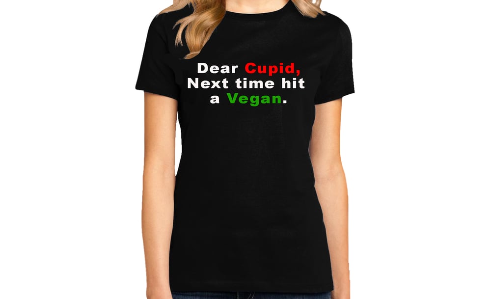 Image of dear cupid, vegan (black)