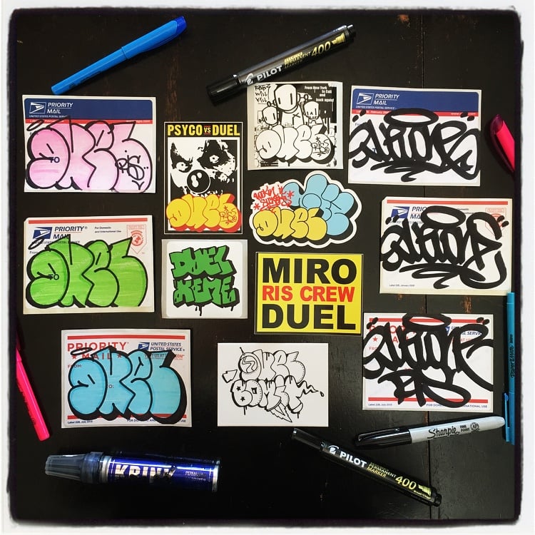 Image of DUEL RIS STICKER PACK