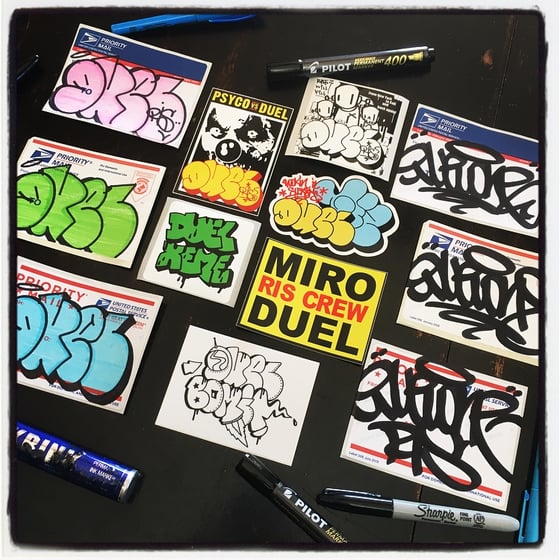 Image of DUEL RIS STICKER PACK