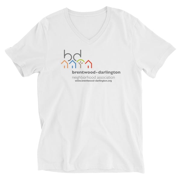 Image of Brentwood-Darlington Neighborhood Association Original Logo Unisex V-Neck T-Shirt